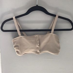 Ribbed aerie bathing suit top